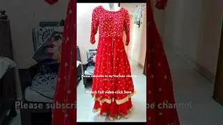 Front slit kaliyon wala Gown/Shrug cutting and stitching #shortsfeed #shortvideo #shorts