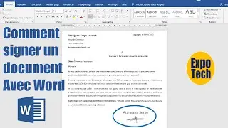 Comment signer son Document avec Microsoft Word