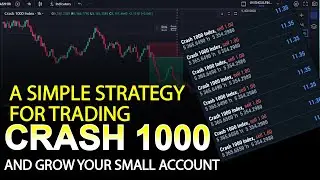 THE SIMPLEST STRATEGY TO TRADE CRASH 1000 (AND GROW YOUR SMALL ACCOUNT)