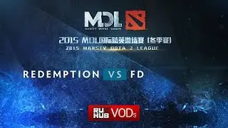 Team Redemption -vs- First Departure, MDL SEA, WB Semifinal, game 3