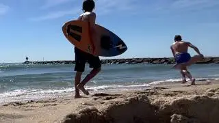 Skimboarding Virginia Beach Shore Break