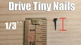 How To Drive Tiny Nails Without Hitting Your Thumb