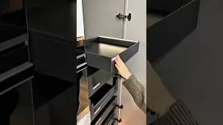 Popular Pantry with Pull-Out Drawers #pantryorganization #kitchenstorage #kitchenpantry