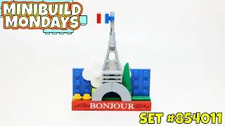 LEGO Paris Magnet Build  🇫🇷  Set # 854011 - Minibuild Monday Episode 24