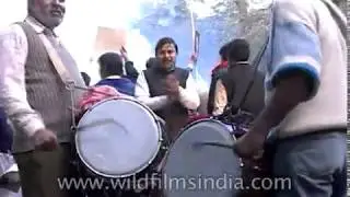 Congress supporters celebrate victory in Lok Sabha elections - archival footage