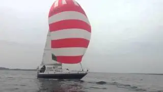Granada 27 on Isefjord, Denmark, July 2015