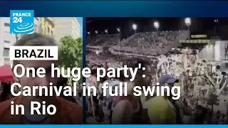 'One huge party': Brazilian carnival in full swing in Rio &bull; FRANCE 24 English