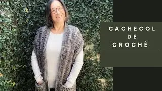 Cachecol Com Bolso De Croch&ecirc; - Passo a Passo