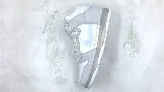 Nike Dunk High SP Slam Jam White Clear Pure Platinum DA1639 100 Athlete Shoes