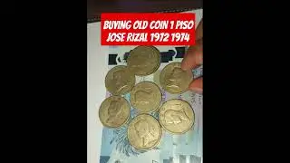 Buying old coin 1 piso JOSE RIZAL 1972 1974 #coin #numismaticsociety