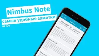 Самые лучшие заметки, которые есть в App Store! Nimbus Note на iOS