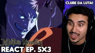 HAKARI &Eacute; INSANO!! QUE CENA ABSURDA! React Jujutsu Kaisen EP. 5 Temporada 3