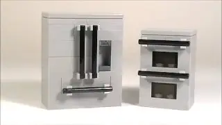 Tutorial- LEGO French Door Refrigerator and Double Oven