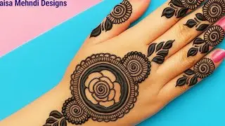 Circle wali mehandi/Gol tikki mehndi design/Mehandi design/Gulab wali mehandi/Mehandi