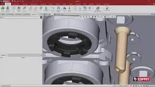Making a Radial Dual Position Y-offset Live Milling Holder in ESPRIT