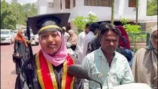 As promised, gifted the two-wheelers to the 6 topper graduation students of Abbas Khan College
