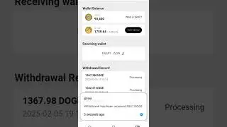Dogecoin mining ⛏️⛏️ free mining app #miningdogecoin #bitcoinmining #crypto #dogemining