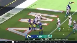 Tua Tagovailoa First NFL Career TD|Dolphins vs Rams|NFL Week 8