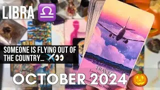 LIBRA ♎️ SOMEBODY HERE IS FLYING ✈️ OUT AND LEAVING THE COUNTRY&hellip;. #libra #tarot