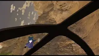 Flying on the desert