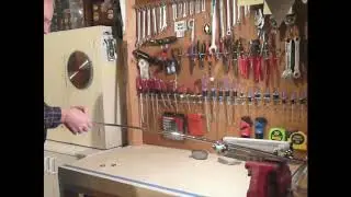 Puring a golf shaft