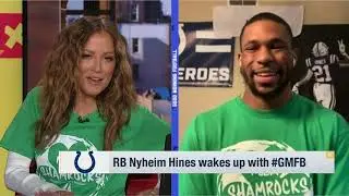 NFL Good Morning Football&rsquo;s Kay Adams with #NyheimHines, MDA National Spokesperson