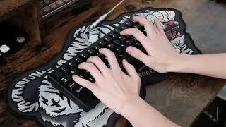 Geass60 Revival prototype with lubed MX blacks typing sounds