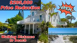 $295k Price Reduction!!! on Beach home (Anna Maria Island)