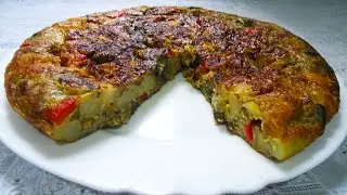 TORTILLA DE VERDURAS | RECETA FÁCIL