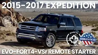 2015-2017 Fortin FORD Expedition Remote Starter Installation DEMO. #fordexpedition #remotestart #diy