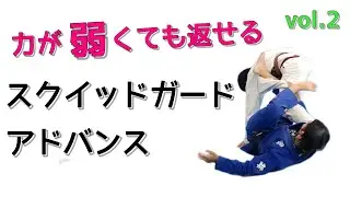 【vol.2】力が弱い人におすすめのスクイッドガードスイープ