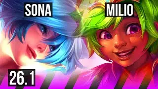 SONA & Smolder vs MILIO & Jinx (SUP) | EUW Master | 26.1