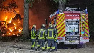 Bauernhof im Visier eines Brandstifters | Wieder Gro&szlig;brand in H&uuml;ls