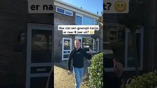 Hoe ziet een gewrapt kozijn er naar 8 jaar uit?😬 #wrappen #satisfying #kozijnen #renovatie #makeover
