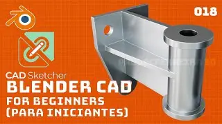CAD no Blender com CAD Sketcher - Blender CAD para iniciantes 018