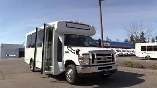 2016 Ford Champion 14 Passenger Shuttle Bus w/Interior Luggage Rack - S10698