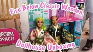 🏠 Распаковка и ремонт классического деревянного кукольного домика Five Below 2024 года, часть 1.