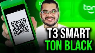 T3 Smart Ton Black - Maquininha com MENOR TAXA para CNPJ sem FATURAMENTO