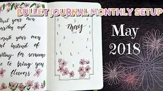 BULLET JOURNAL MONTHLY SETUP: May 2018