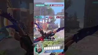 Я уже здесь, ПОЖАЛУЙСТА! - Стадион - Overwatch 2 - 20 сезон #overwatch2 #overwatchclips #Kiriko