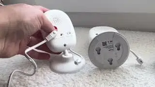 Simyke Smart Baby Monitor with 2 Cameras and Audio,App,Long Range,Night Vision,Temperature Sensor