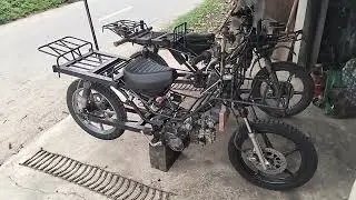 Cuộc sống vùng quê 1909@/ Xe máy chế đi rừng lấy thảo dược sức chở gần 300 kg