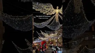 angels are back to regent street and they&rsquo;re incredible 🥹✨ #london #christmaslights