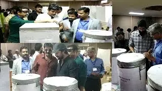 Nagarjuna & Rana, Nani Polling Visuals @ MAA Elections 2019 | Film Jalsa