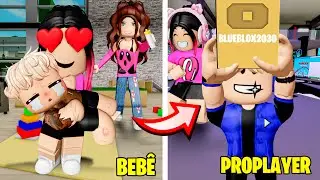 DE BEBÊ POBRE A YOUTUBER FAMOSO EM BROOKHAVEN!!