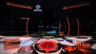 Elite Dangerous: Near miss in orbital cruise at speed 12600km/h
