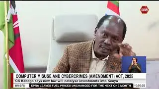 CS Kabogo says new Cyber Crime Amendment Act will bring sanity