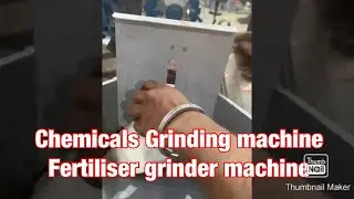 Chemicals Grinding machine, Fertiliser grinder machine📱📞☎️+91 90390 63289