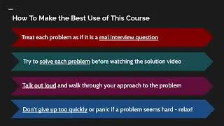 Cracking the JavaScript Coding Interview (Part 2): How To Make The Best Use Of This Course