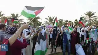Protest held in Kuwait against Israeli operations at Al-Aqsa Mosque